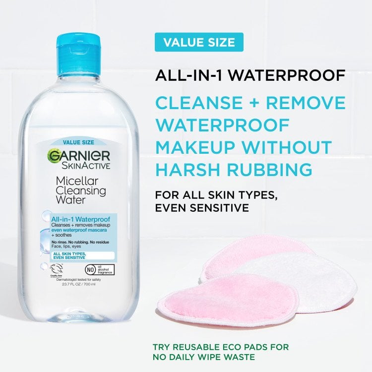 mizellen-reinigungswasser all-in-1 wasserfester make-up-entferner